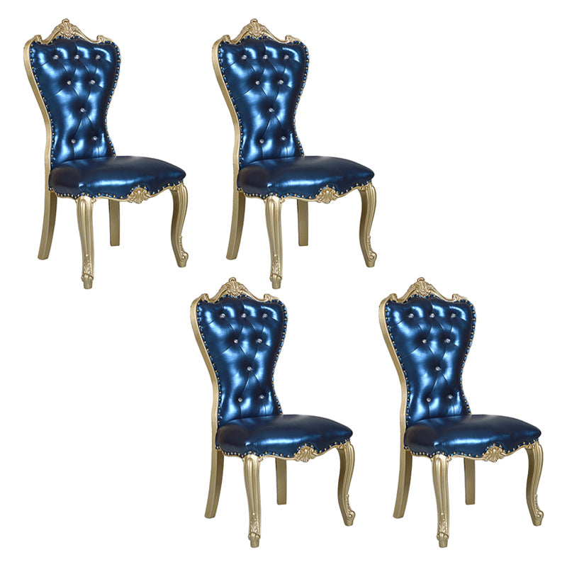 Chaise de salle à manger de style victorien Parsons, chaise sans accoudoirs pour usage domestique