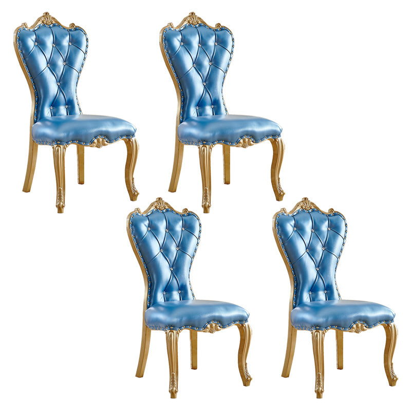 Chaise de salle à manger de style victorien Parsons, chaise sans accoudoirs pour usage domestique