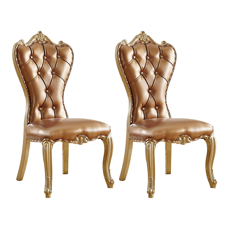 Chaise de salle à manger de style victorien Parsons, chaise sans accoudoirs pour usage domestique