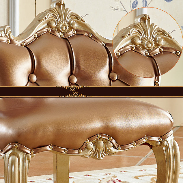 Chaise de salle à manger de style victorien Parsons, chaise sans accoudoirs pour usage domestique
