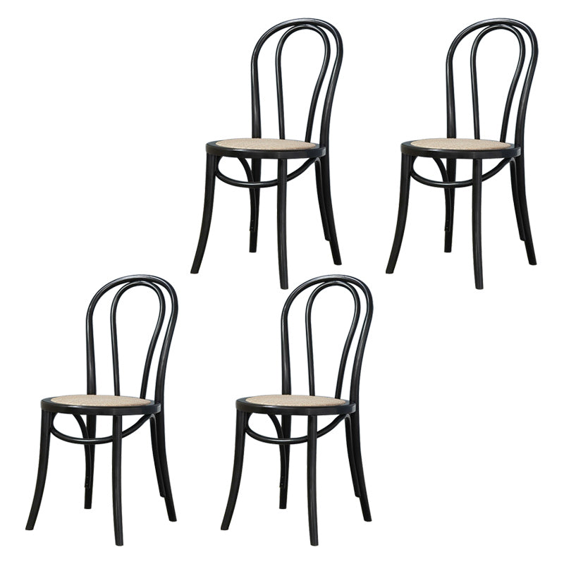 Bentwood Armless Side Dining Chairs Country Style Wood Dining Room Chair