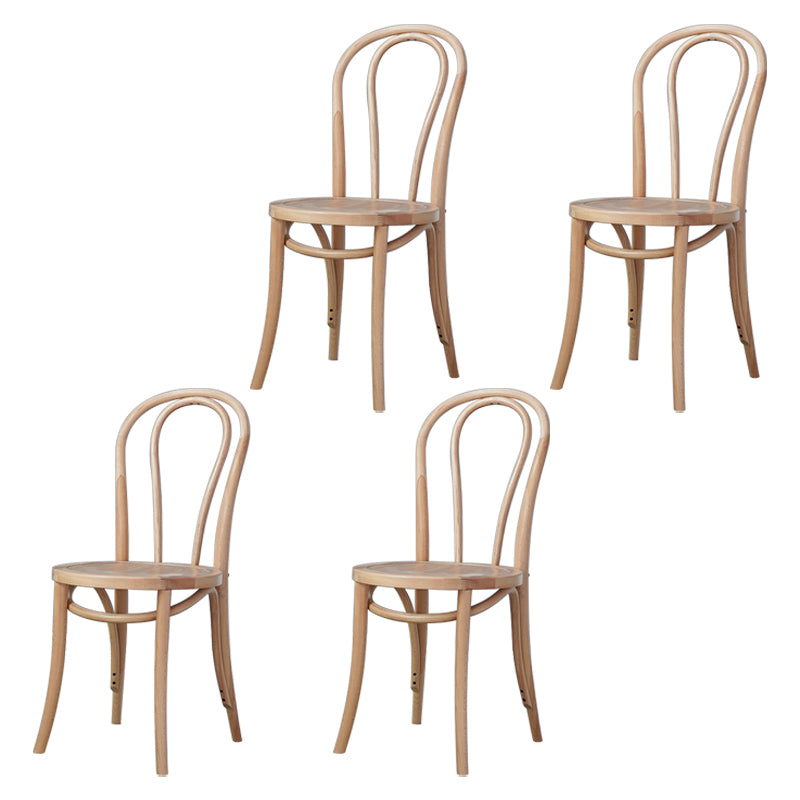 Bentwood Armless Side Dining Chairs Country Style Wood Dining Room Chair