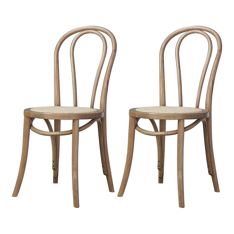 Bentwood Armless Side Dining Chairs Country Style Wood Dining Room Chair