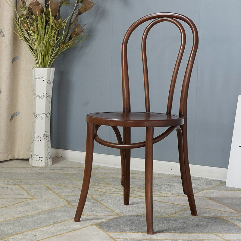 Bentwood Armless Side Dining Chairs Country Style Wood Dining Room Chair