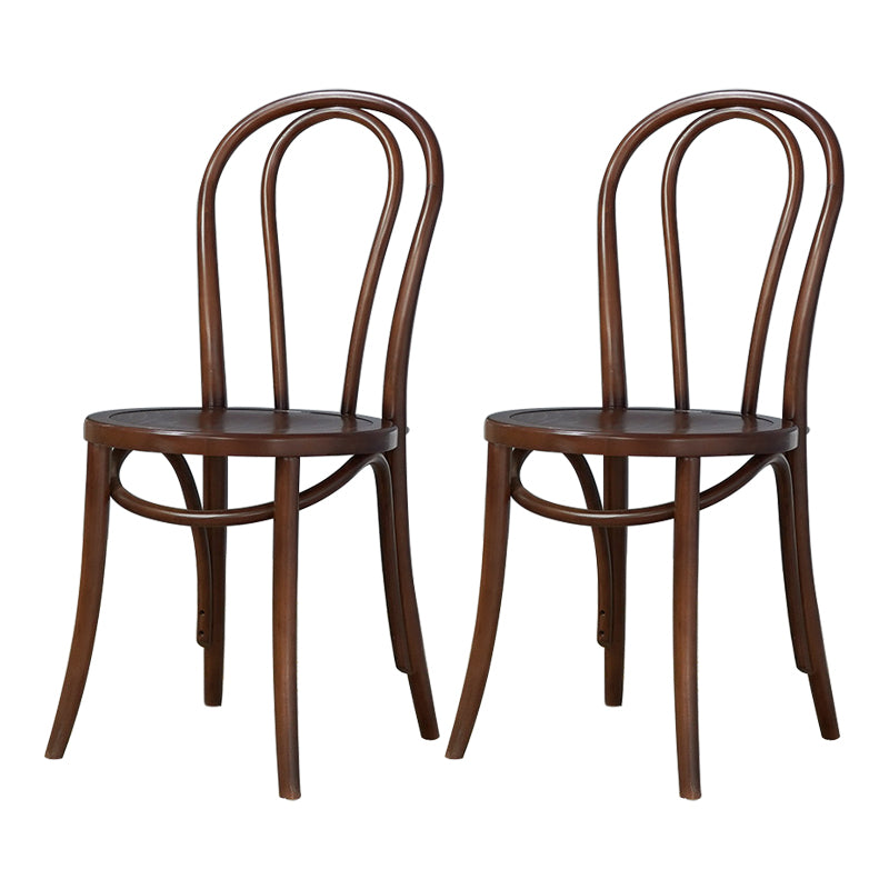 Bentwood Armless Side Dining Chairs Country Style Wood Dining Room Chair