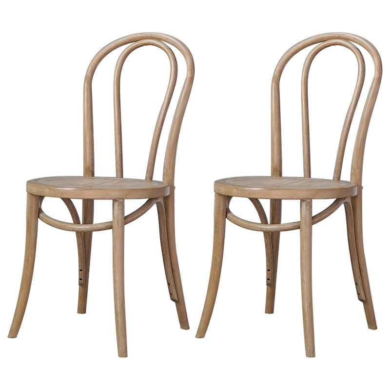 Bentwood Armless Side Dining Chairs Country Style Wood Dining Room Chair