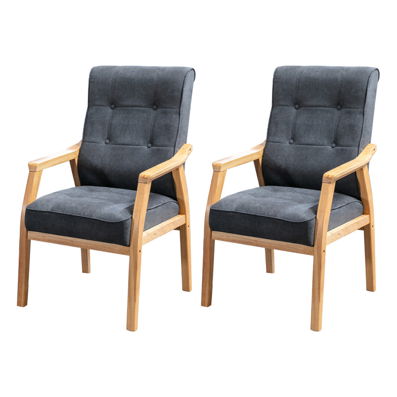 Chaise de salle à manger de cuisine traditionnelle, chaise d'appoint à dossier solide avec pieds en bois