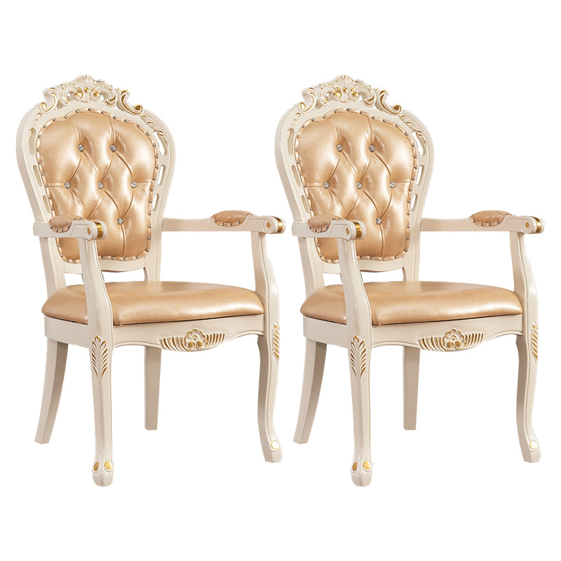 Fauteuil de salle à manger rembourré de style européen, chaise de salle à manger ouverte pour restaurant
