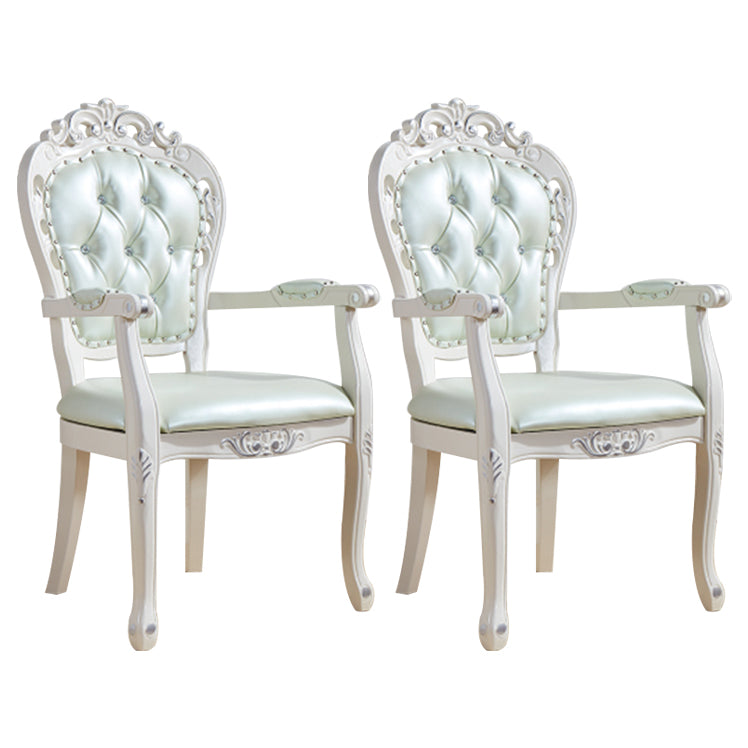 Upholstered European Style Dining Arm Chair Open Dining Chair for Restaurant