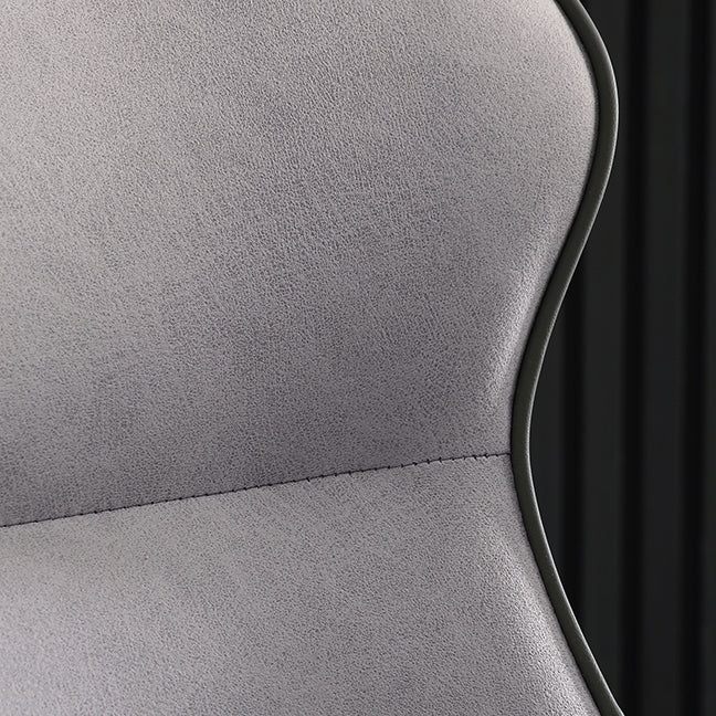Contemporary Metal Dining Room Armless chairs Upholstered Side Chairs for Home Use