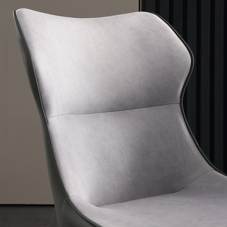 Contemporary Metal Dining Room Armless chairs Upholstered Side Chairs for Home Use