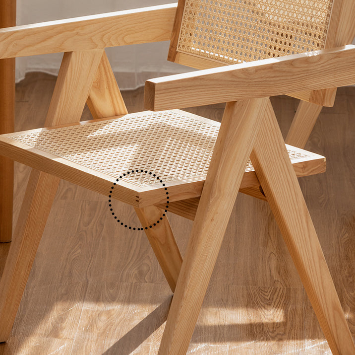 Chaise de salle à manger de style contemporain Solide Solid Wabel
