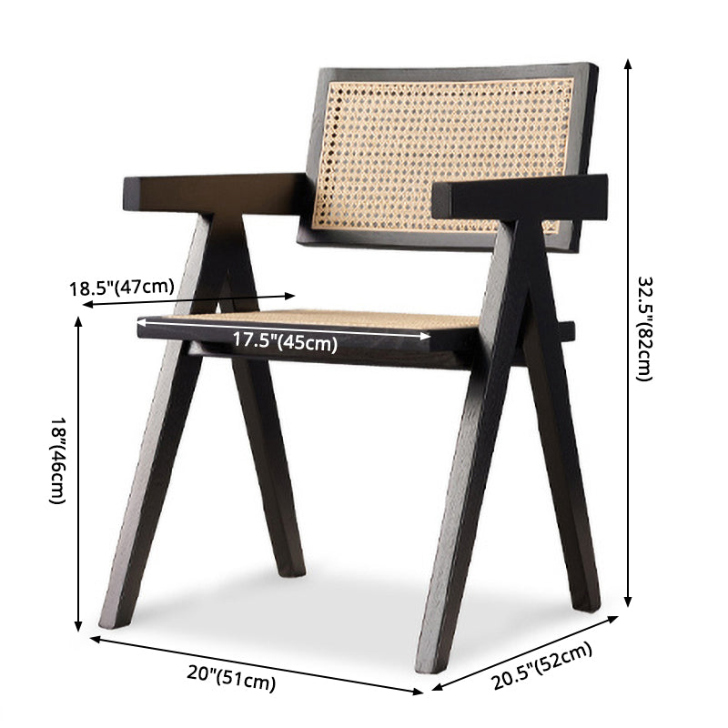 Chaise de salle à manger de style contemporain Solide Solid Wabel