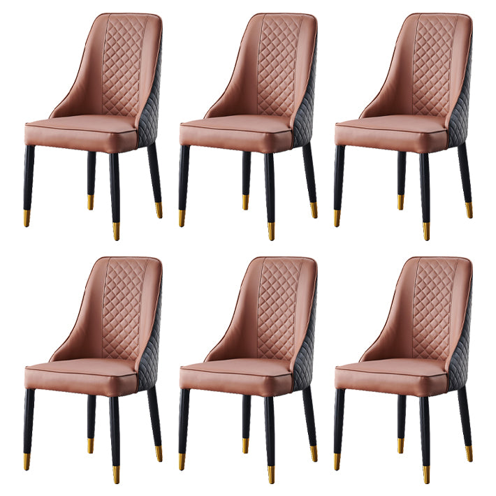 Chaises de salle à manger en bois de style scandinave, chaise Parsons sans bras pour salle à manger