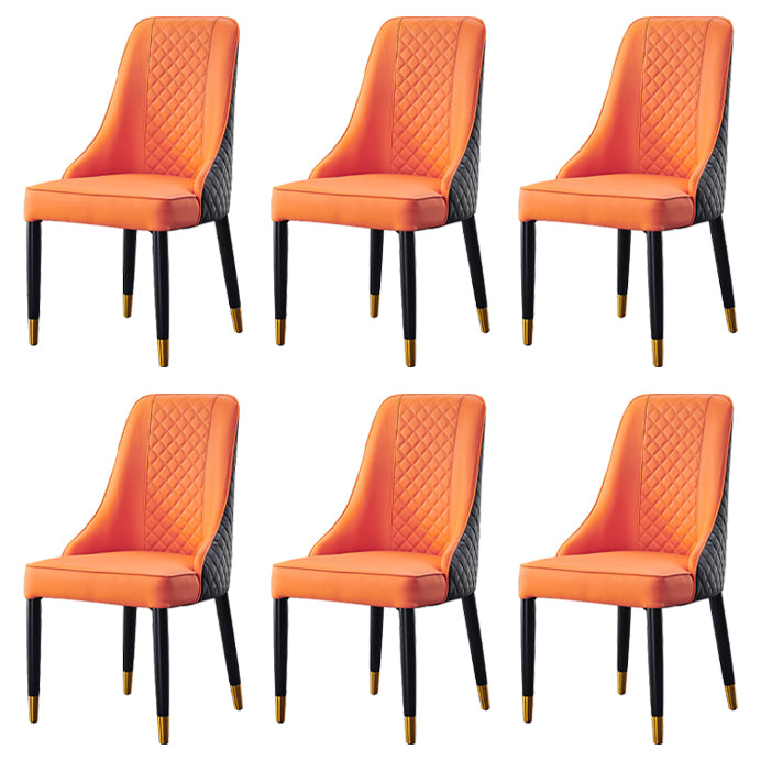 Chaises de salle à manger en bois de style scandinave, chaise Parsons sans bras pour salle à manger