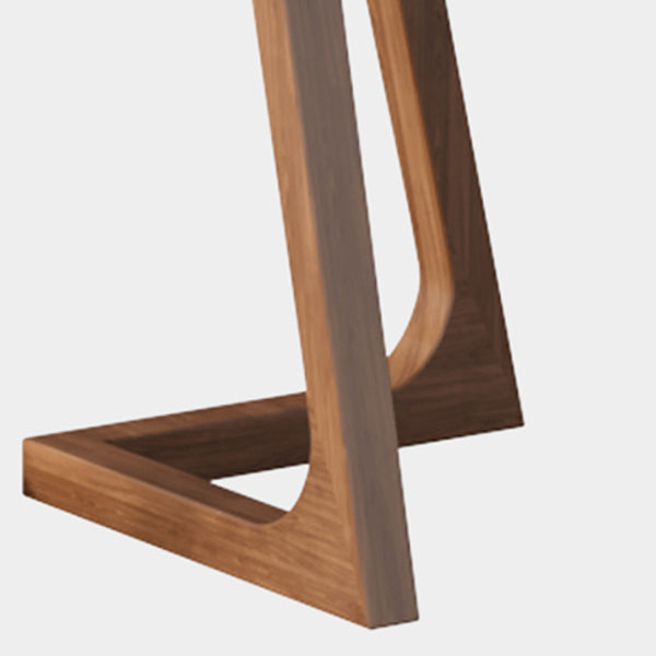 Mesa de comedor informal de pedestal doble redondo Mesa de madera de madera sólida de ashwood