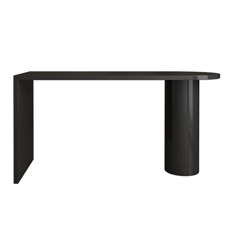 Eigentijdse eettafel dennen vaste houten tafel met dubbele voetstuk voor eetkamer