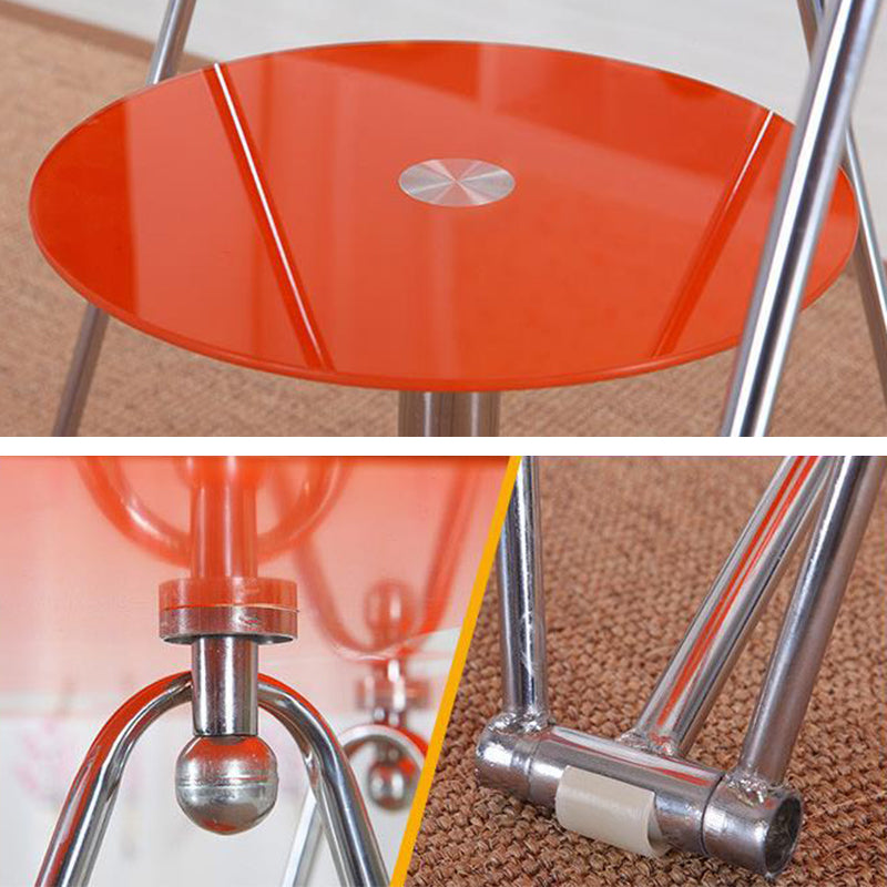 Modern Round Dining Room Table Tempered Glass Table with Pedestal Base for Dining Room