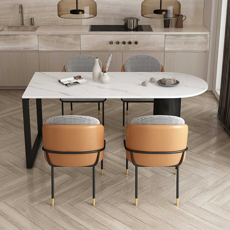 Metall moderne freie Form eines Esstischs fester Holz Tisch für Esszimmer und Küche