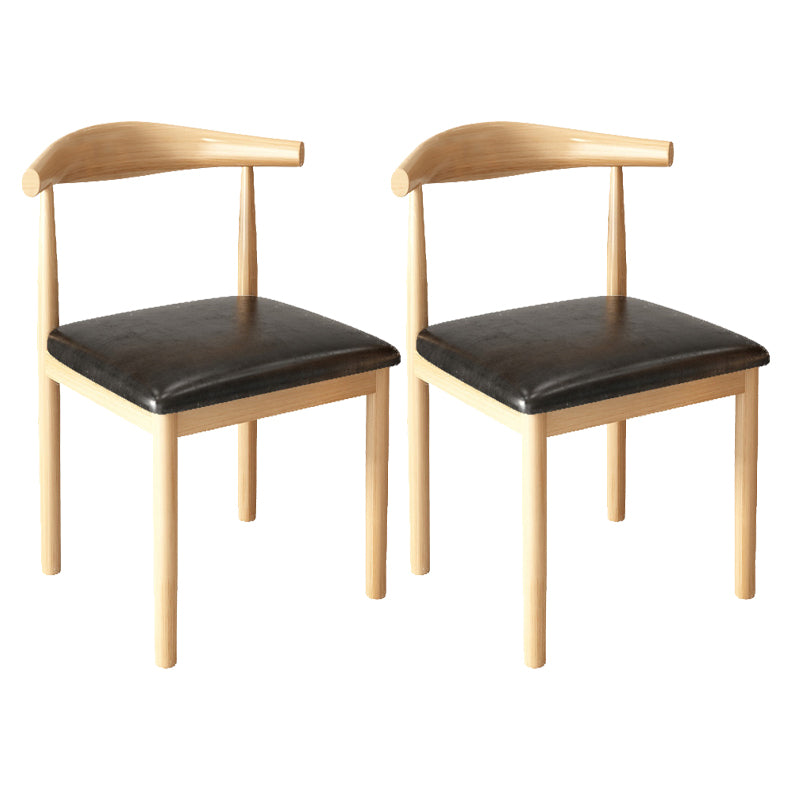 Contemporary Style Metal Chair Kitchen Dining Room Open Back Side Chairs