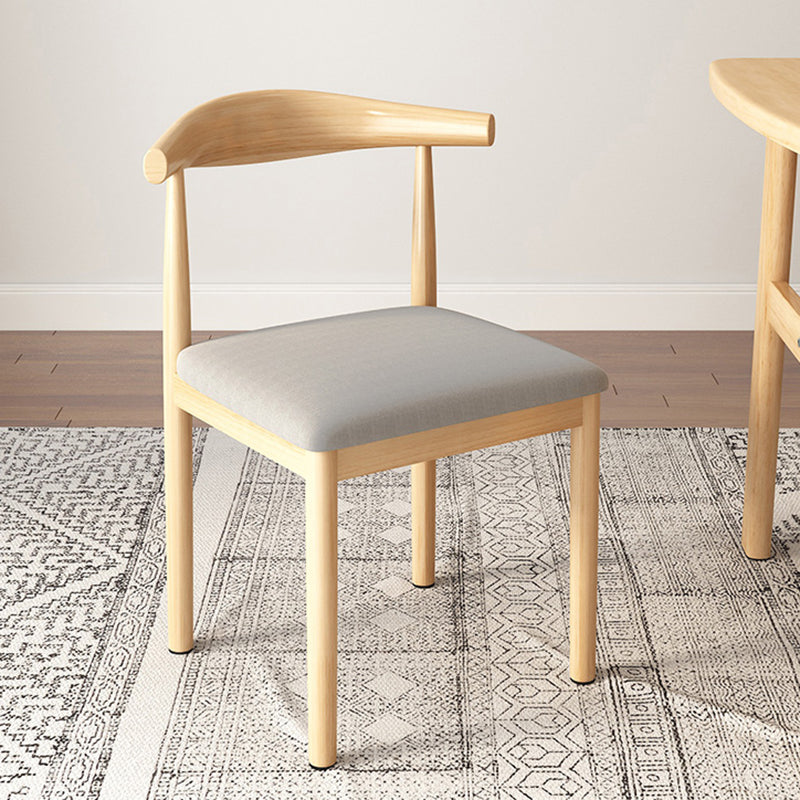 Contemporary Style Metal Chair Kitchen Dining Room Open Back Side Chairs