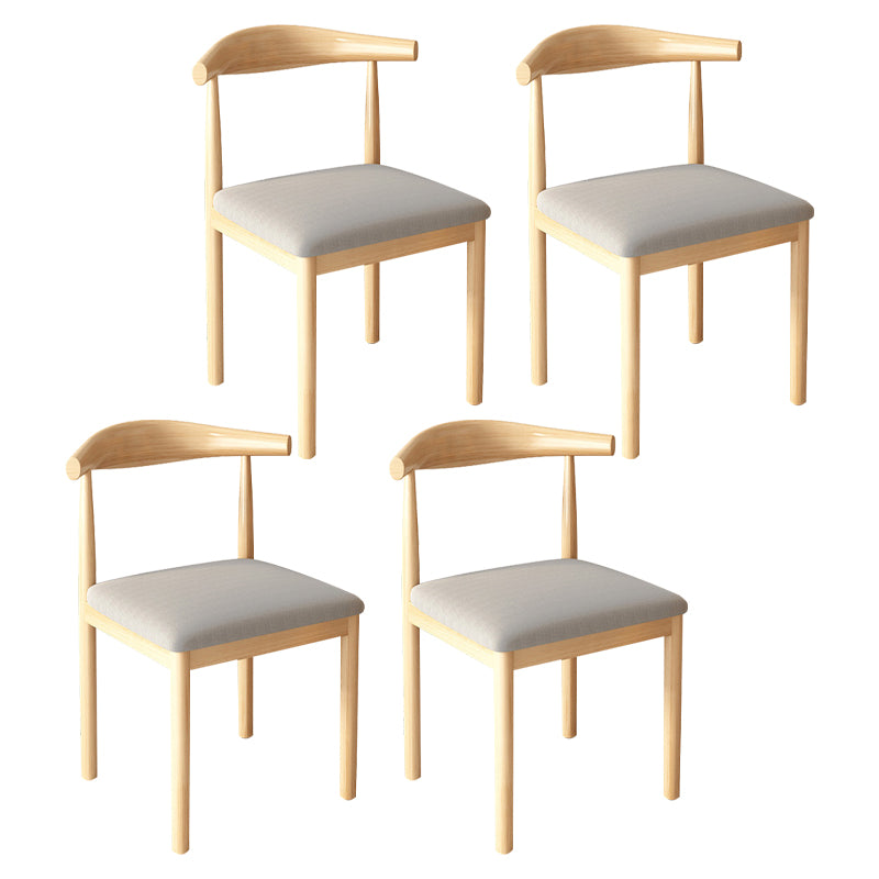 Contemporary Style Metal Chair Kitchen Dining Room Open Back Side Chairs