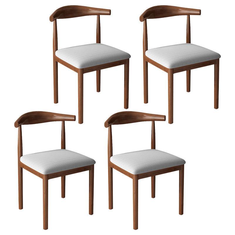 Contemporary Style Metal Chair Kitchen Dining Room Open Back Side Chairs