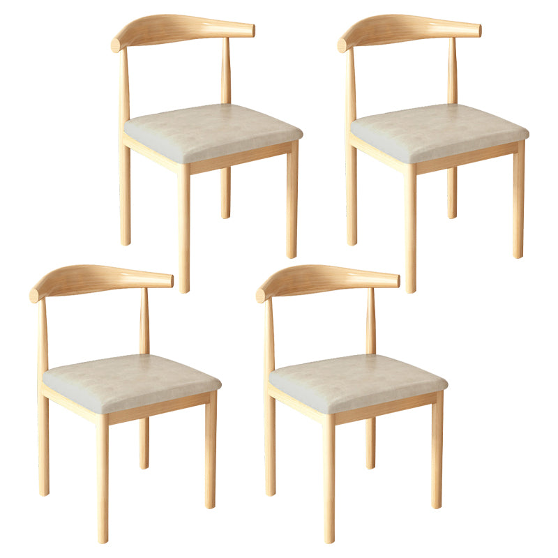 Contemporary Style Metal Chair Kitchen Dining Room Open Back Side Chairs