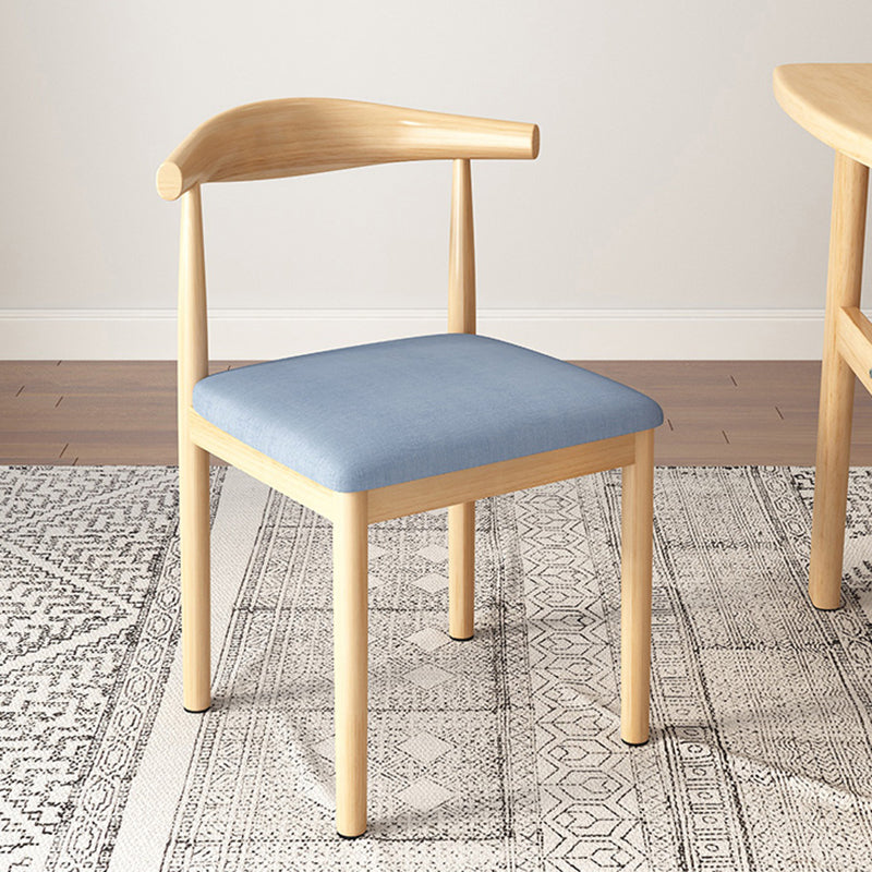 Contemporary Style Metal Chair Kitchen Dining Room Open Back Side Chairs