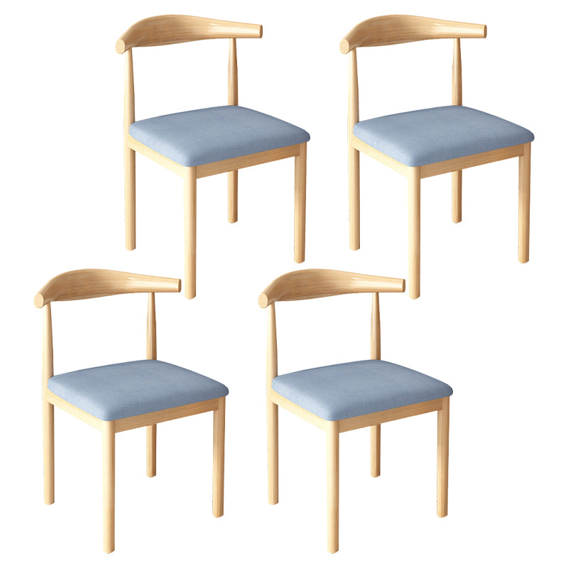 Contemporary Style Metal Chair Kitchen Dining Room Open Back Side Chairs