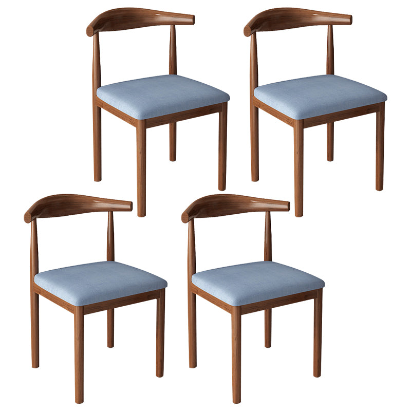 Contemporary Style Metal Chair Kitchen Dining Room Open Back Side Chairs
