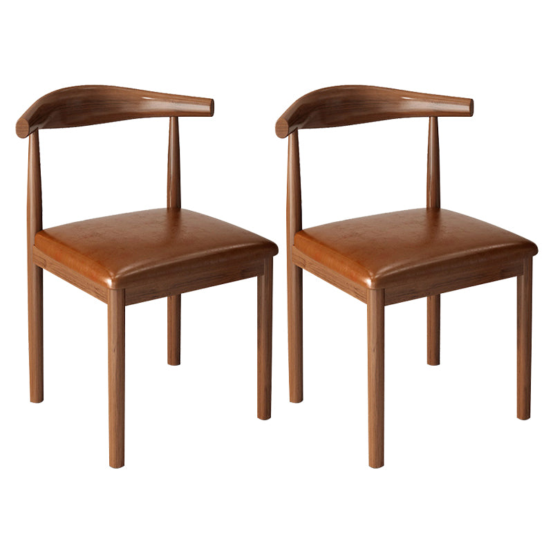 Contemporary Style Metal Chair Kitchen Dining Room Open Back Side Chairs