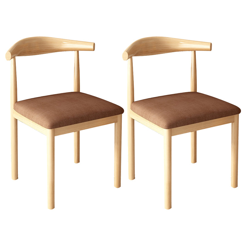 Contemporary Style Metal Chair Kitchen Dining Room Open Back Side Chairs