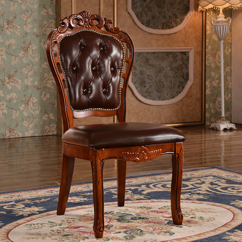 Chaise de salle à manger de style victorien en bois