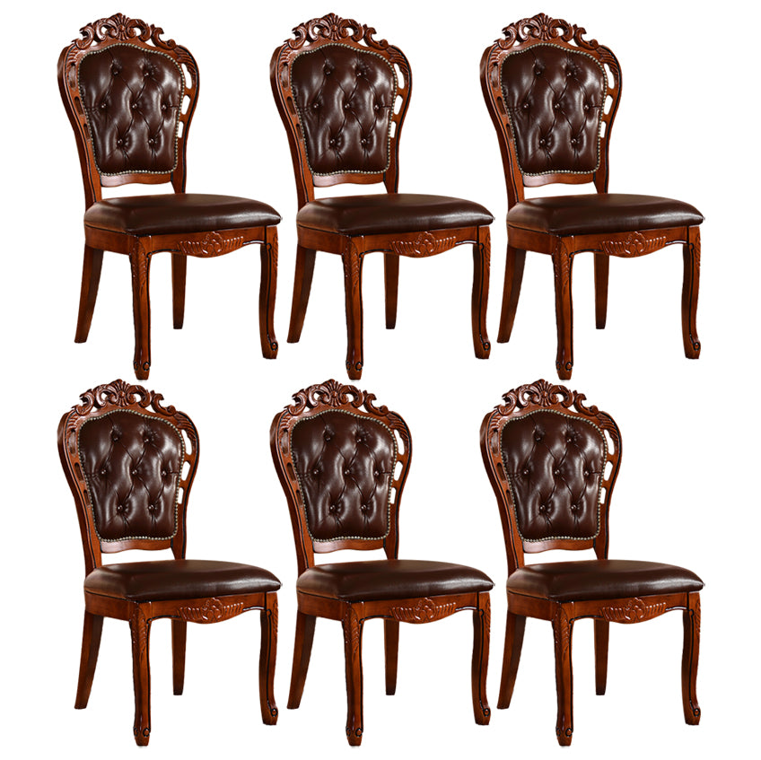 Chaise de salle à manger de style victorien en bois