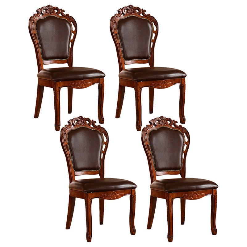 Chaise de salle à manger de style victorien en bois