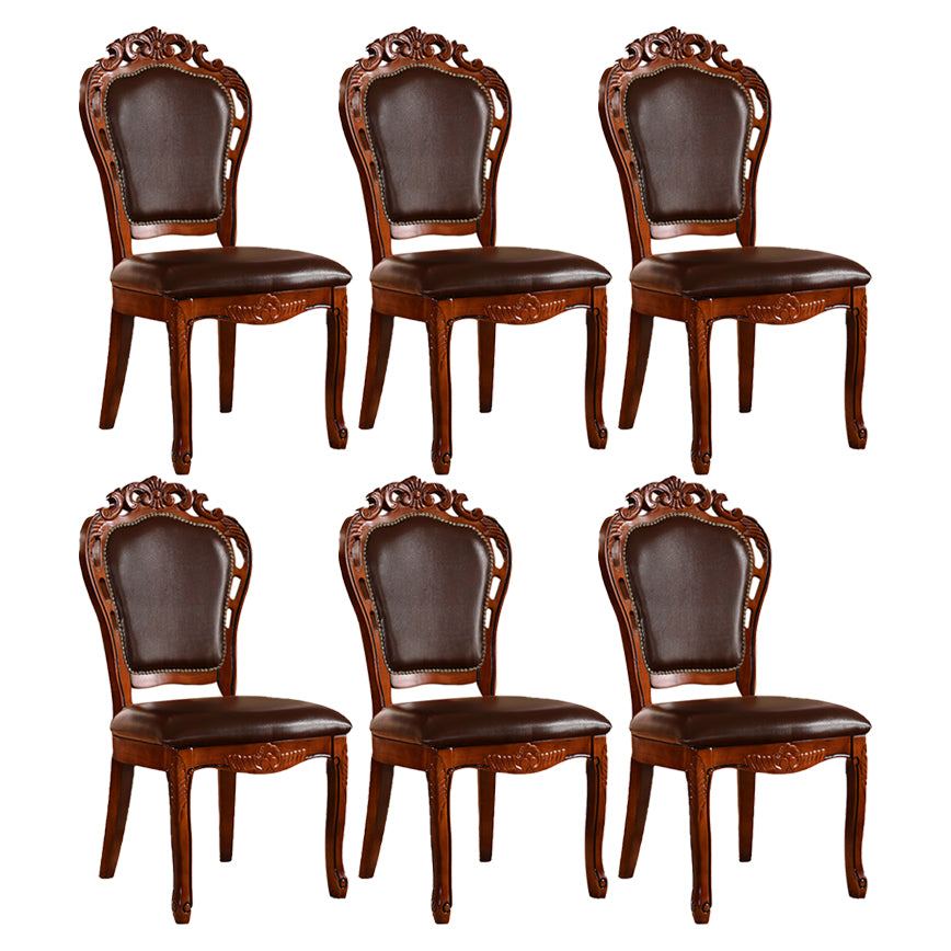 Chaise de salle à manger de style victorien en bois