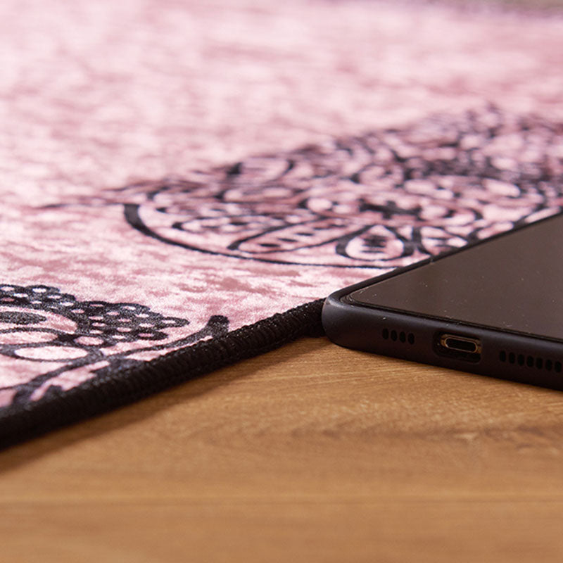 Navy Modern Rug Animal Pattern Polyester Area Carpet Stain Resistant Rug for Bedroom