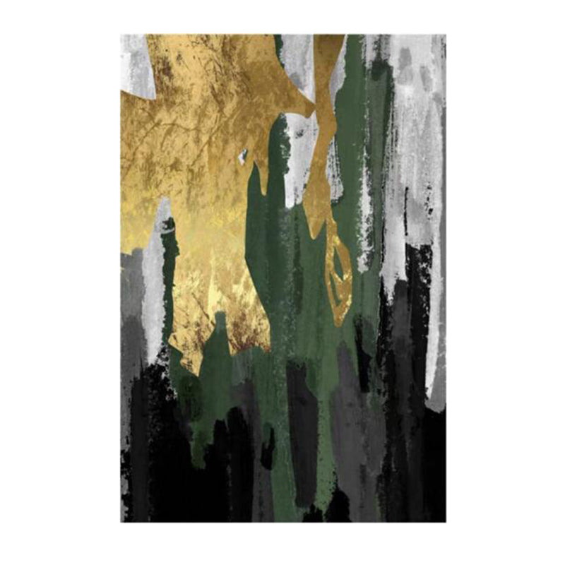 Minimalist Carpet Abstract Pattern Indoor Rug Polyester Stain Resistant Carpet for Living Room