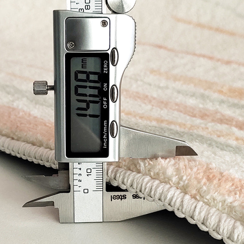 Light Pink Casual Rug Polyester Color Block Rug Washable Indoor Rug for Living Room