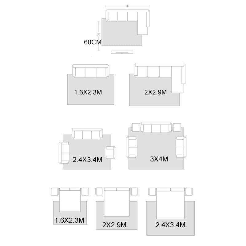 Chic Modern Area Carpet Tie-Dye Pattern Polyester Area Rug Stain Resistant Rug for Living Room