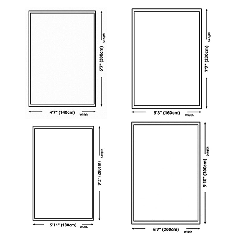 Fashionable Simple Carpet Orange Color Block Carpet Washable Carpet for Living Room