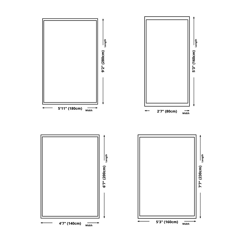 Green Modern Area Rug Ombre Pattern Polyester Area Carpet Stain Resistant Rug for Home Decor