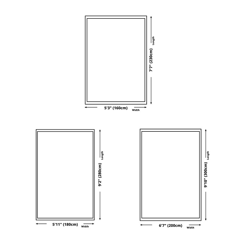 Grey Casual Rug Polyester Graphic Indoor Rug Washable Rug for Home Decor