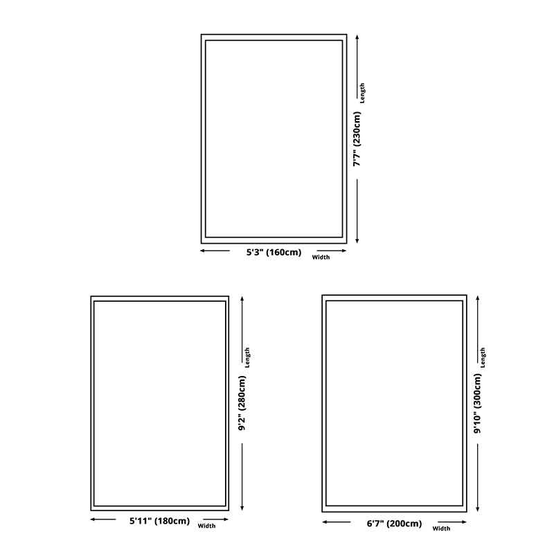 Black Modern Rug Polyester Circle Indoor Rug Non-Slip Backing Rug for Home Decor