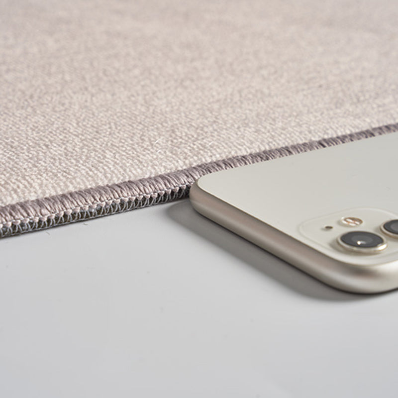 Khaki Tone Area Carpet Modern Indoor Rug Polyester Washable Carpet with Non-Slip Backing