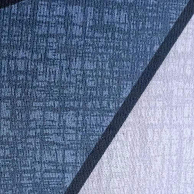 Luxury Indoor Rug Contrast Panel Carpet Easy Care Polyester Anti-Slip Carpet for Home Decor