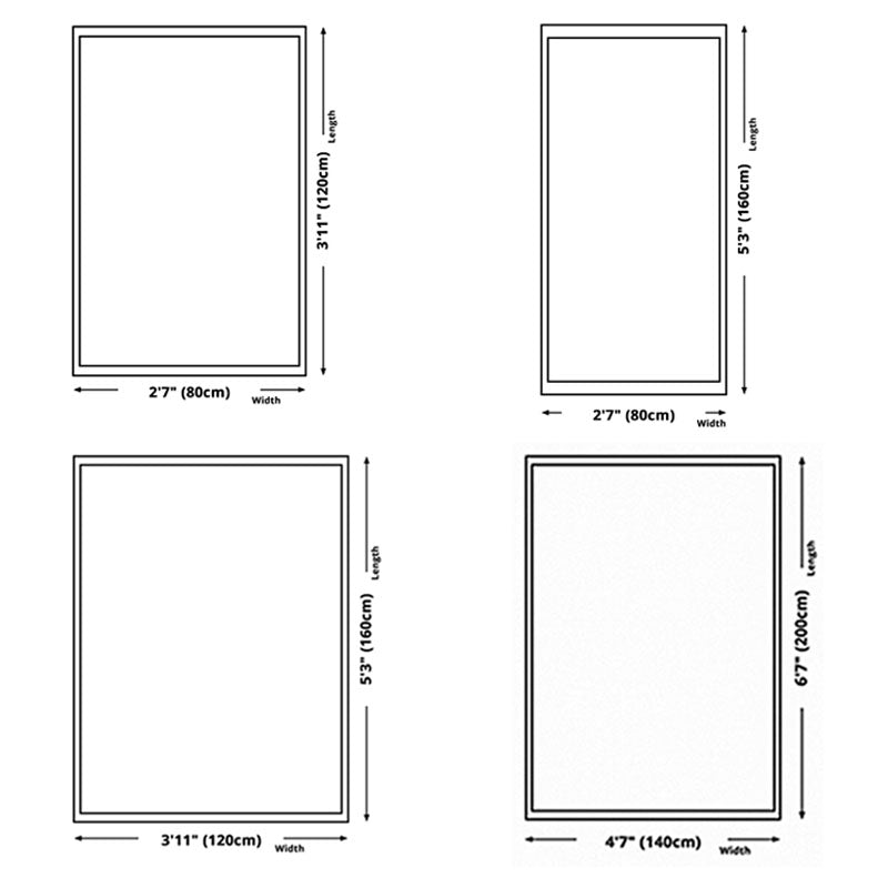 Dark Grey Striped Carpet Polyester Simplicity Carpet Washable Carpet for Home Decoration