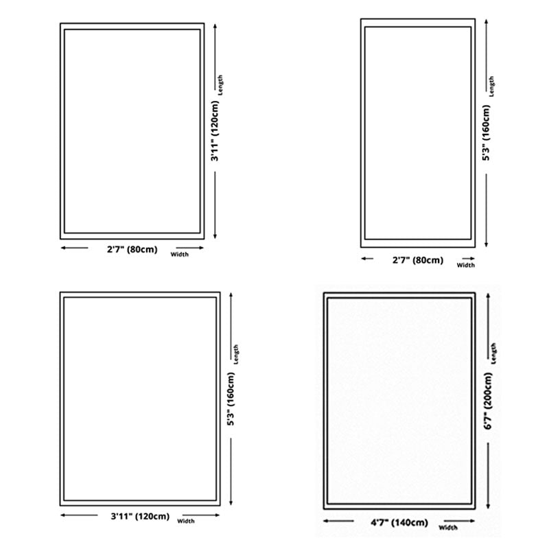 Dark Grey Modern Carpet Polyester Striped Carpet Non-Slip Backing Carpet for Home Decor