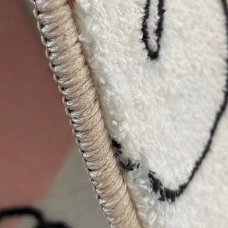 Artistic Indoor Carpet Trendy Washable Area Rug Polyster Carpet with Non-Slip Backing